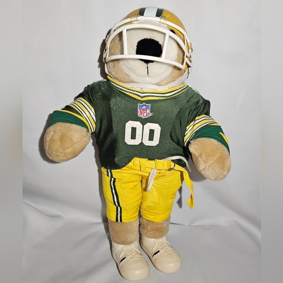 Vintage 90s NFL Pro Bear Green Bay Packers - Picture 1 of 16